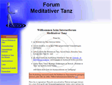 Tablet Screenshot of meditativer-tanz.de